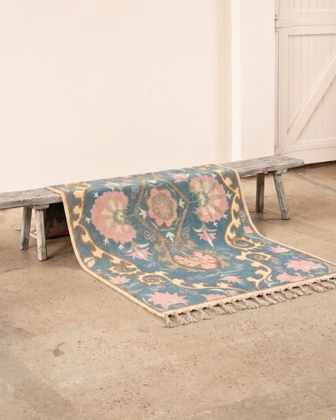 Signature Dakchi handcrafted piece styled in a contemporary Indian interior